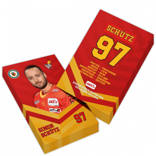 Autogrammkarten Set