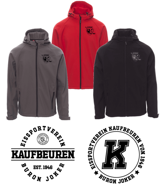 Softshell Jacke mit Kapuze
